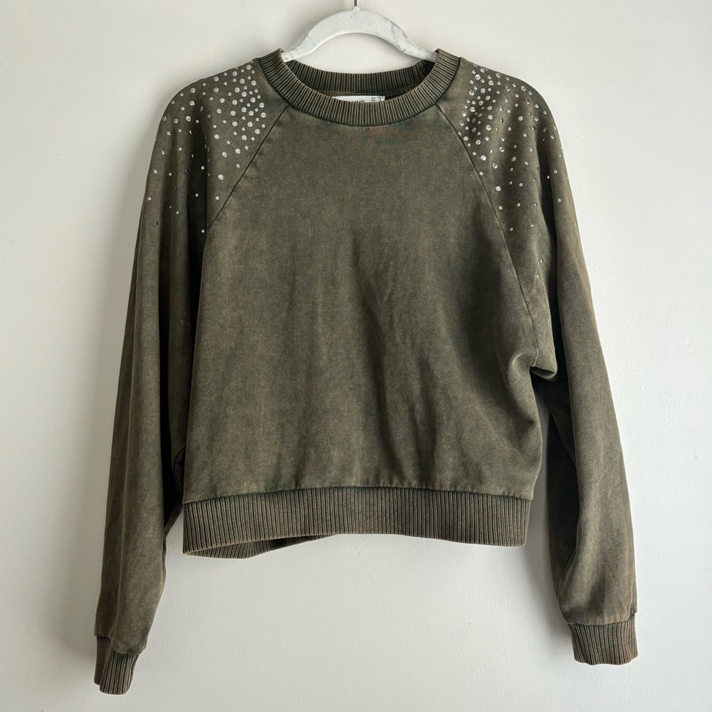 Mango Studded Crewneck